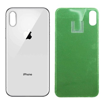 Vitre Arriere Apple iPhone 11 Mauve Cache Dos En Verre Avec Logo
