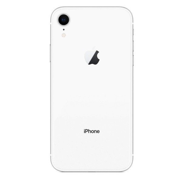 LM Technology - Vitre arrière Pour iPhone XR - Bleu (Big Hole)