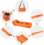 Lit gonflable plage ultra-léger