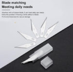 Paquet 10 Lames N 11 de remplacement Pour Couteau à scalpel - Carte mère PCB SMD PCB – Image 4