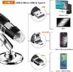 Microscope Numérique USB 50x-1600x – Compatibilité Android & PC – Image 2