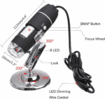 Microscope Numérique USB 50x-1600x – Compatibilité Android & PC – Image 3