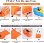 Canapé gonflable imperméable pour camping