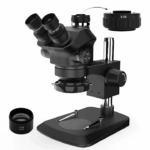 Microscope Stéréo Trinoculaire 4K Kadaben – Éclairage LED Annulaire – Image 2