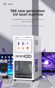 retrait du verre arrière avec TBK-958ZE