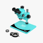 Microscope Trinoculaire RF4 RF7050-Pro – 7X~50X avec LED et Lentille CTV